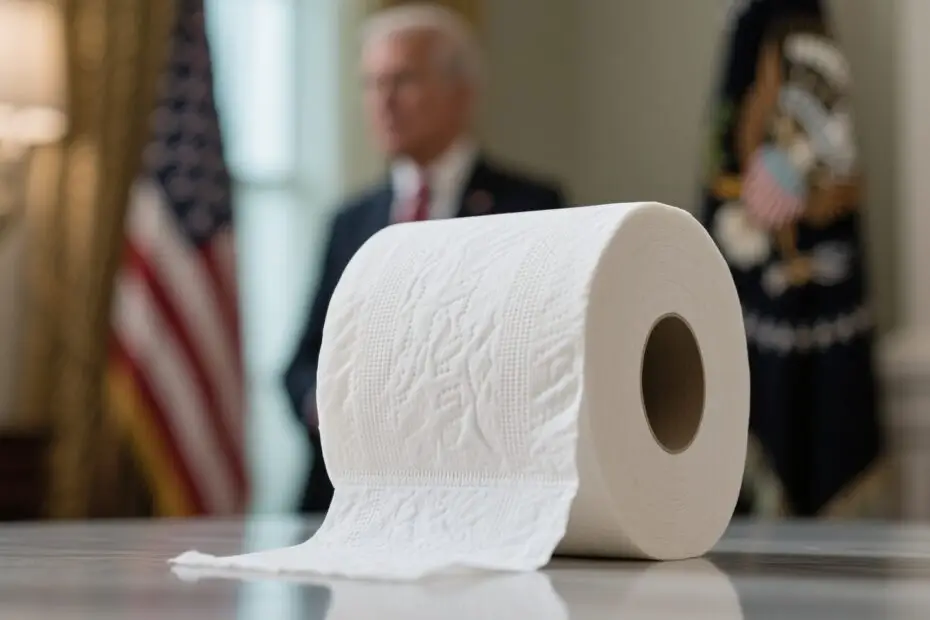 Amzocina Papel Higiênico Trump Presente Divertido e Útil