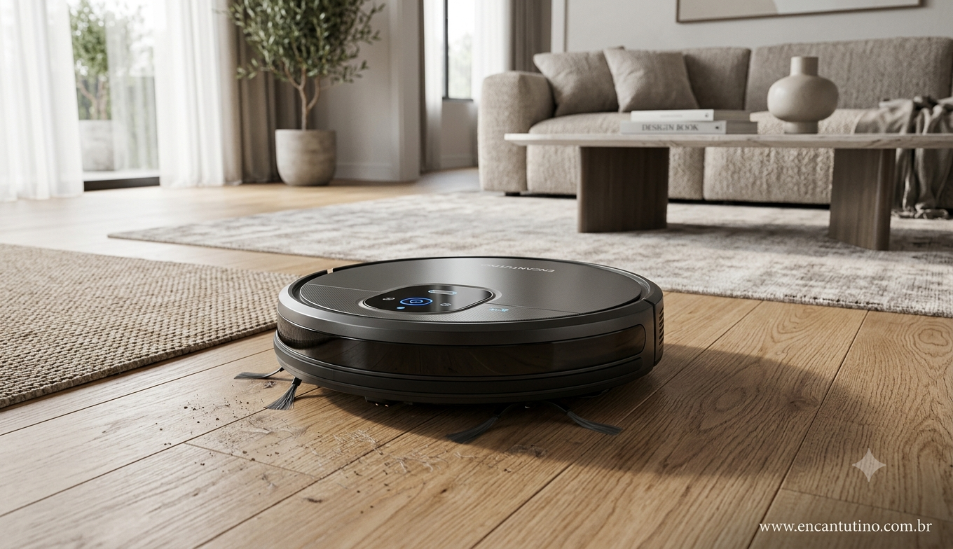 Robô Aspirador Mapeamento Inteligente LDS 4500Pa